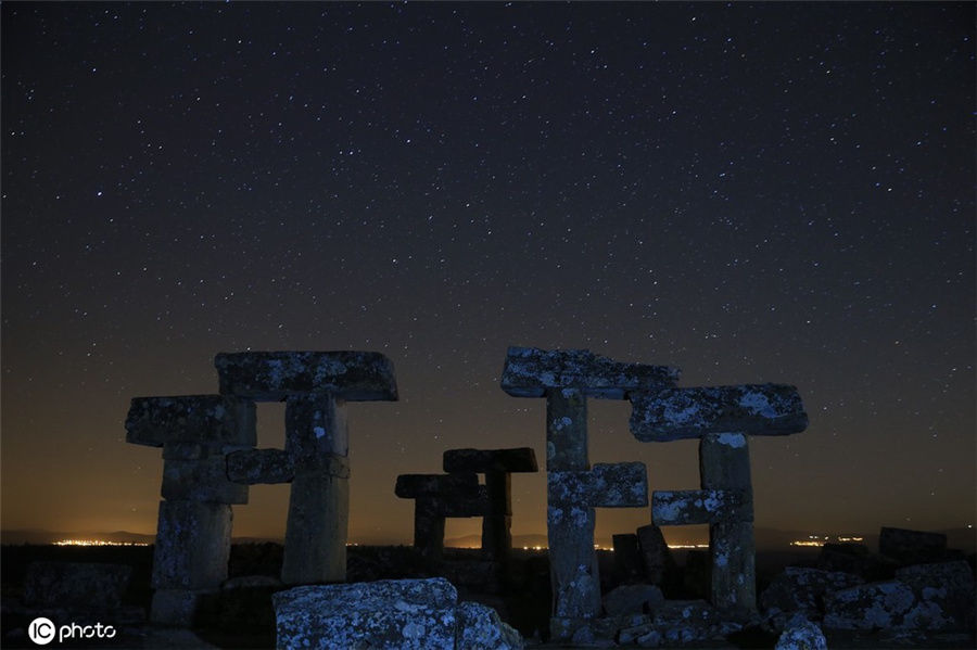 当地时间|土耳其古城遗迹风采依旧 星空之下更具神秘色彩