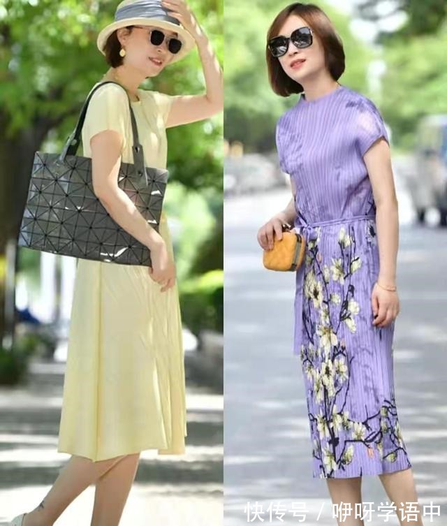 服饰 五六十岁的女性,建议多从选款、颜色和搭配上下功夫,穿得更时尚