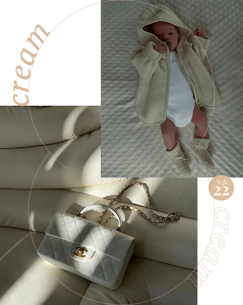 collins|朱莉最爱的奶油色，要怎么穿才看起来温柔又多金？