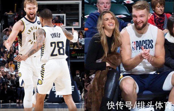 步行者|NBA星二代大爆发！俘获极品白富美，跪着比妻子还高，体型悬殊