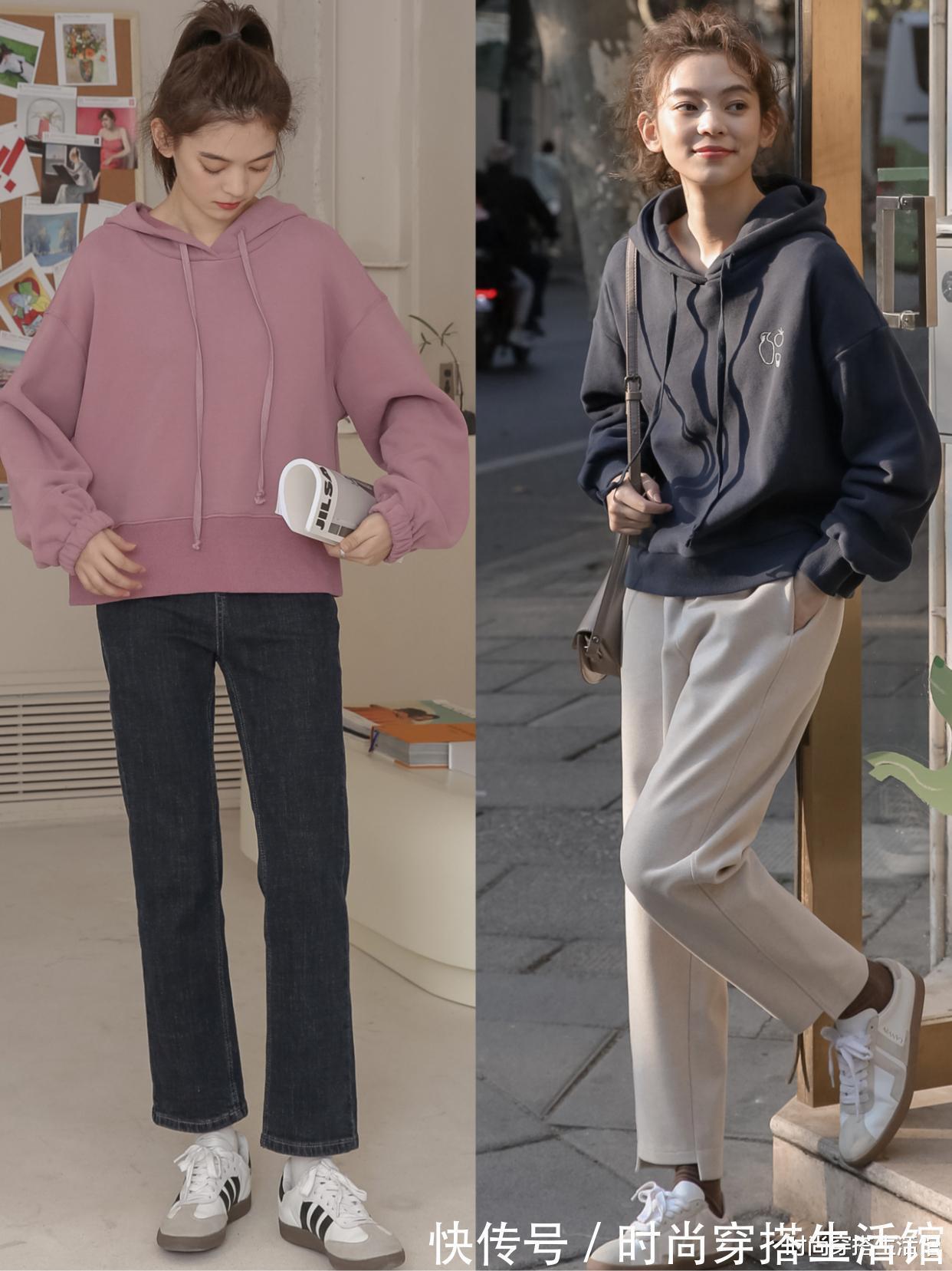 卫衣|新发现一种女装:叫“薄卫衣”,青春减龄又保暖,初秋穿正好