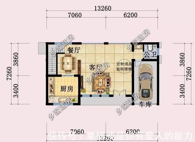 百来平|13X7米现代风别墅,占地只有百来平,也能追寻未来科技感