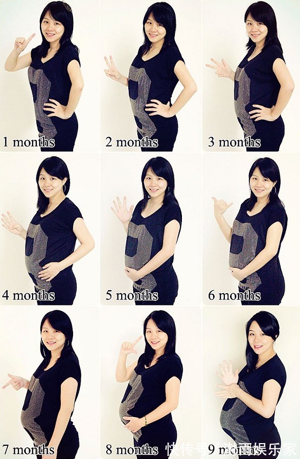 妈妈|怀孕有多辛苦五张图带你看看孕期全过程，孕妈们辛苦了