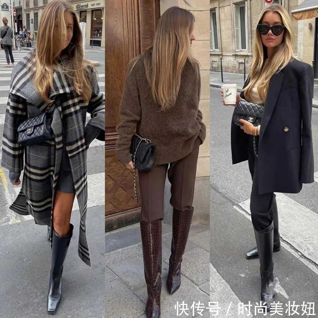 西装裤 今年流行“骑士靴”,学时尚博主穿搭技巧,出街回头率爆棚