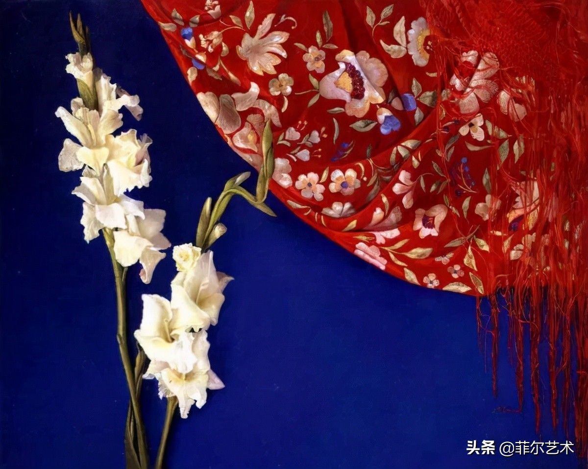 女画家@女画家索莱达·费尔南德斯画笔下的女子人物沉稳自然,美丽优雅