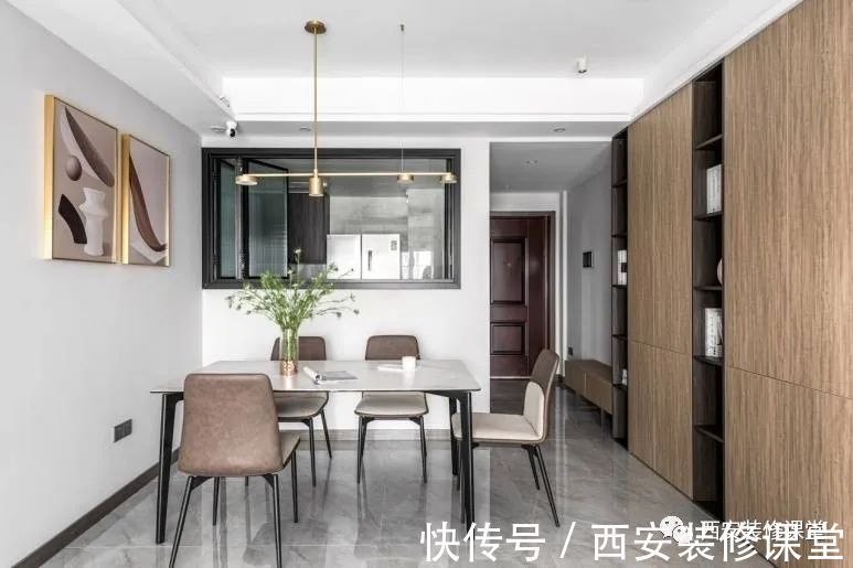 化妆台|100m2简约三居,三口实用之家