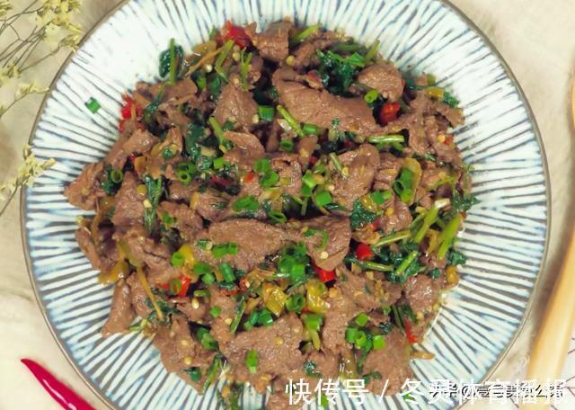 牛肉|牛肉这样做太好吃，微辣鲜香，肉嫩多汁，家人爱吃的美味菜肴