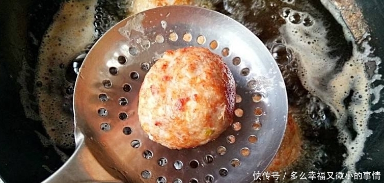 经典名菜四喜丸子,咸鲜酥嫩,香而不腻