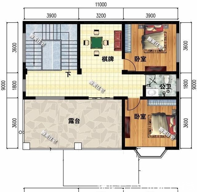 新中式|尺寸相近,简欧和新中式风格设计的两栋别墅,都非常时尚!