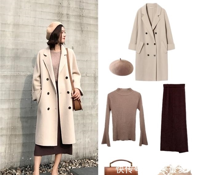 大衣|秋冬大衣怎么穿好看又时髦,搭配6种裙子,怎么穿都超有气质!