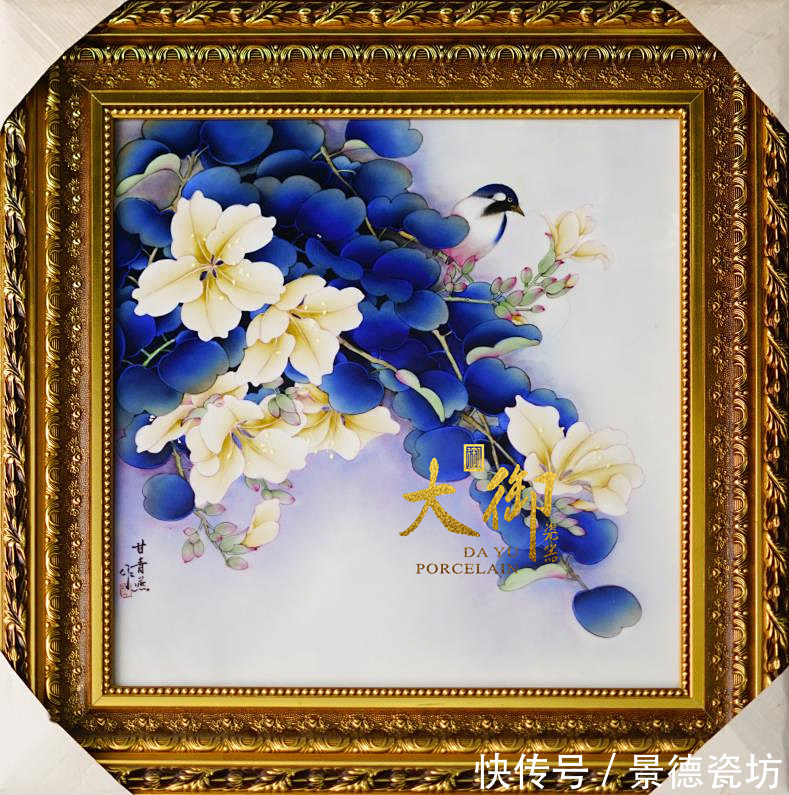 瓷画|大御瓷器余霞——笔下花鸟,瓷上呈祥,以瓷为笺寄闲情,绘尽瓷上好风光!