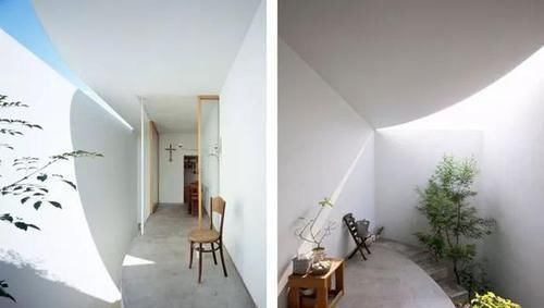 庭院|38㎡小户型，一半面积是庭院，到了晚上才知道这样设计有多高级！