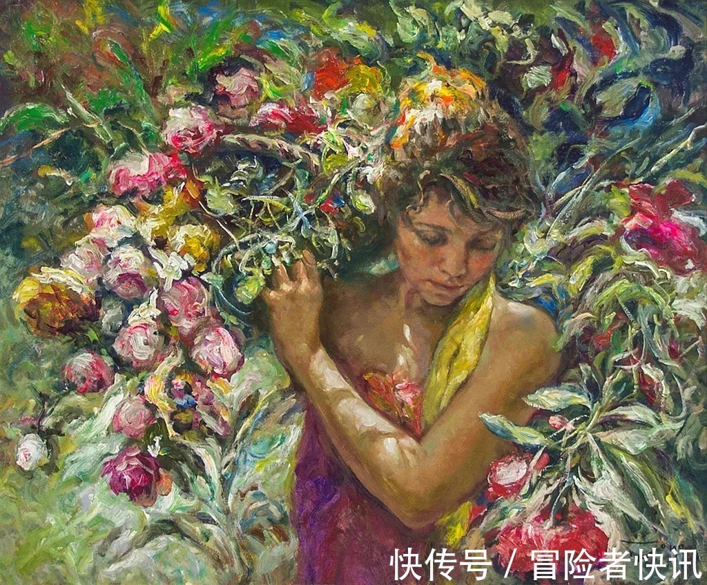 罗约@独特的艺术天赋,对色彩和纹理的戏剧性使用!