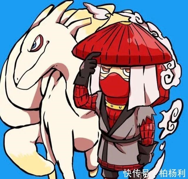 九尾|火影九大尾兽变Q版画风,奇拉比八尾友情破裂,守鹤“胖成球”