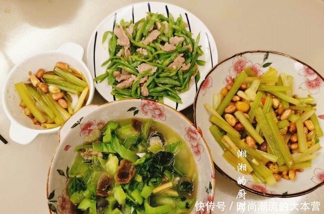 我家晚餐,每天三四道菜,少盐少油,朋友圈留言难怪家里没胖人!