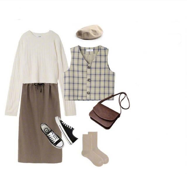 白色|保暖又能凹造型的马甲,变身“宝藏”女孩,神秘不失文艺感