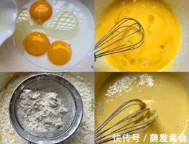 电饭煲|不用模具,电饭煲平底锅烤箱都可以做的早餐蛋糕,一口一个吃得香