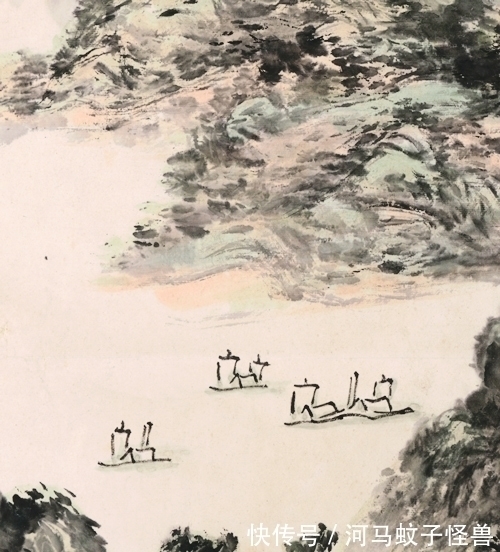 构图&从黄宾虹绘《富春江山水》入手,聊聊他的创作理念