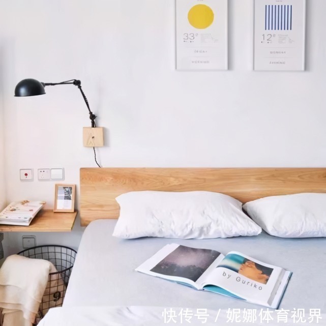 床头柜|卧室放床头柜太土了,现在床边流行这8种设计,实用又美观