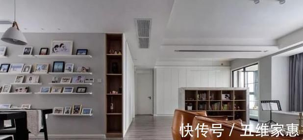 背景墙|参观135平米新房装修,完工效果比样板房漂亮,客厅大飘窗超实用