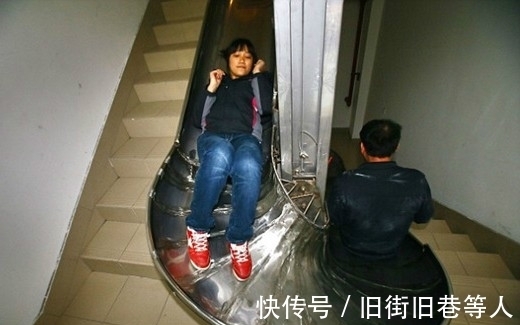 老人发明一种工具,用它下26楼只需90秒,网友:高手