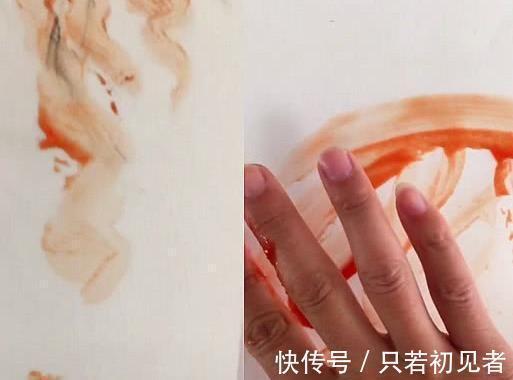 毛毛@美术生用一包“番茄酱”瞎画,看到成品,网友:毛毛姐要打人!