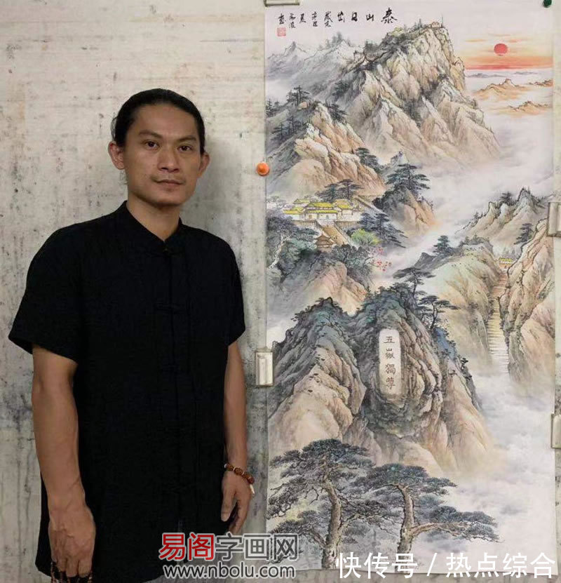杨天佑@梁海波:师法自然,创造灵动彩墨山水