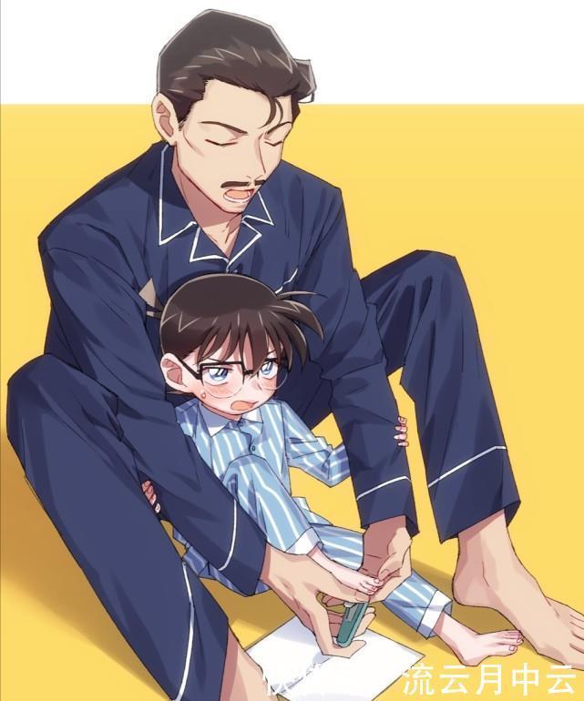 位画师的笔下|在画师的笔下，柯南被团宠，很有爱！