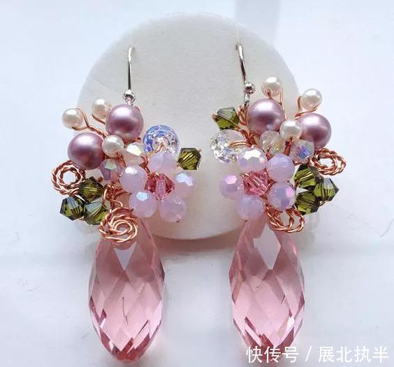 铁丝|嫌弃耳环难看,在家拿些珠子,串一串,每天都戴不同风格!附教程