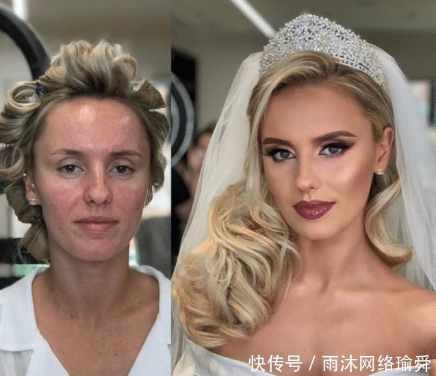 欧美妆才是真的“邪术”吧?化妆前后对比,大妈变迪士尼公主!