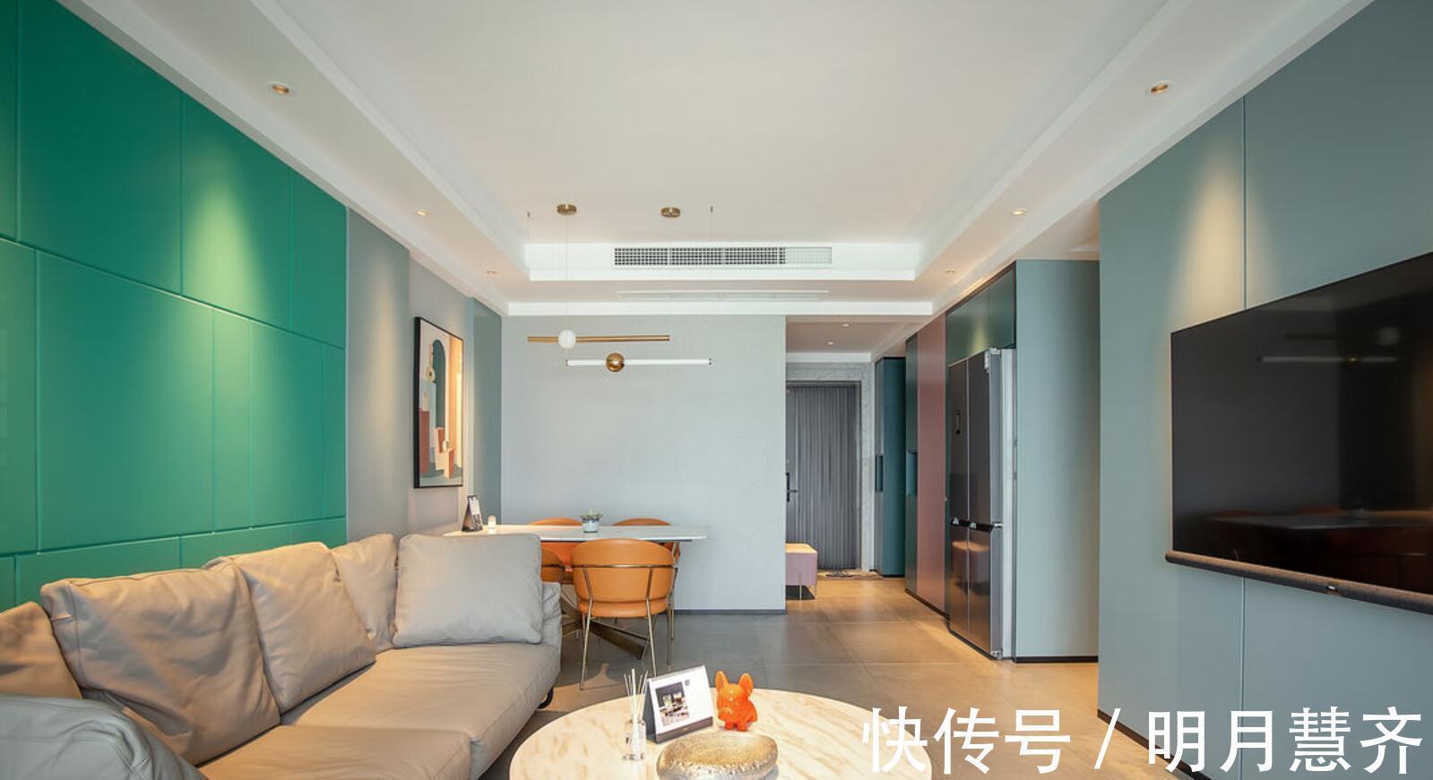 卧室|这应该是最美的撞色设计了,全屋没有丝毫的俗气,反而很精致