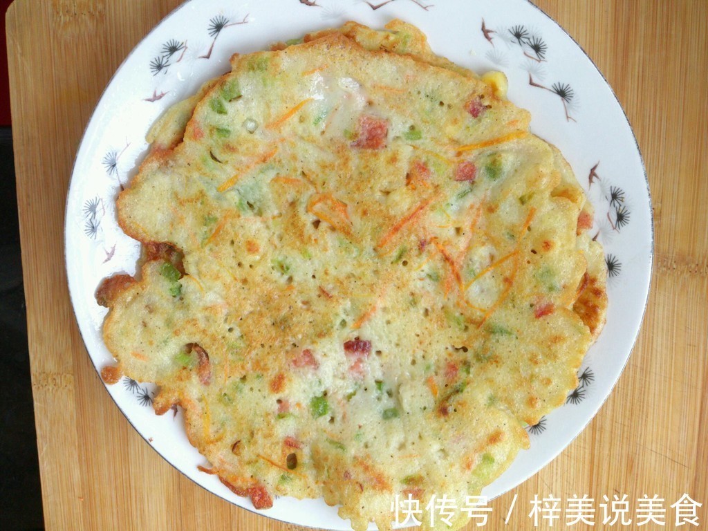 胡萝卜|教你营养好吃的苦荞蔬菜饼,低脂美味,减肥的朋友也能放心吃