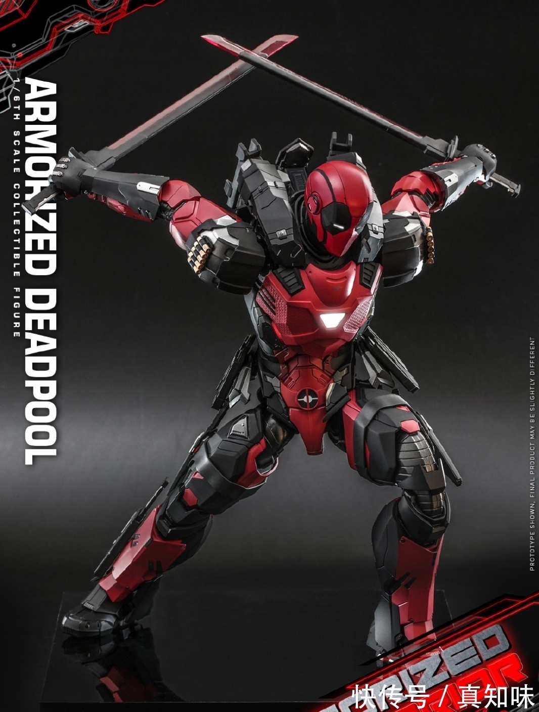 装甲|神似钢铁侠！Hottoys装甲死侍1/6可动人偶 售价2580元