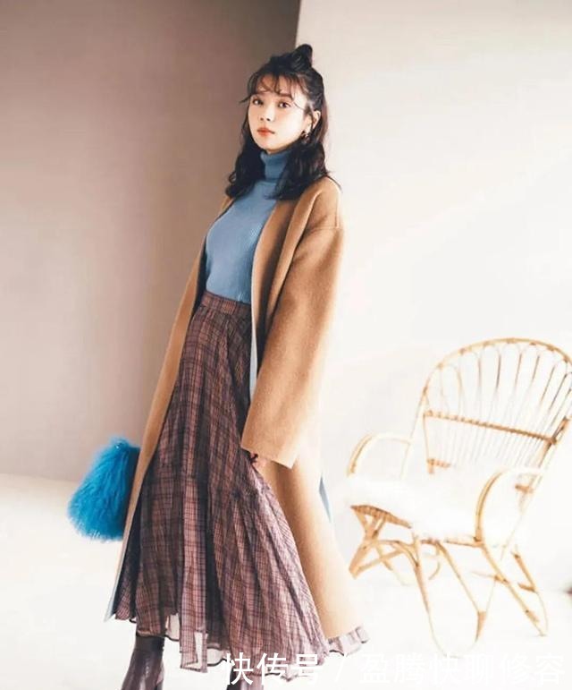 互搭|大衣+裙子=冬天最优雅的女神装