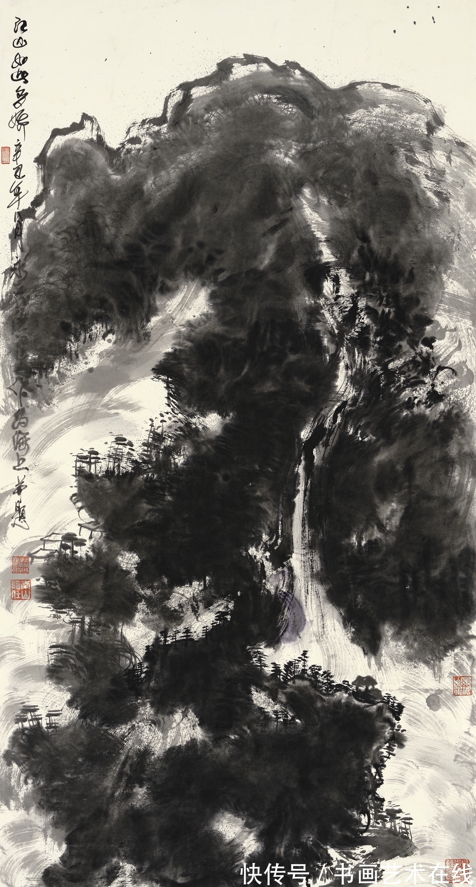 指墨画&艺高天下,独具风格——国画家、画鹰大家、指墨画艺术大师朱祖国