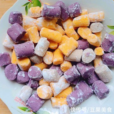 红薯|自己做的好吃美味芋圆水果捞