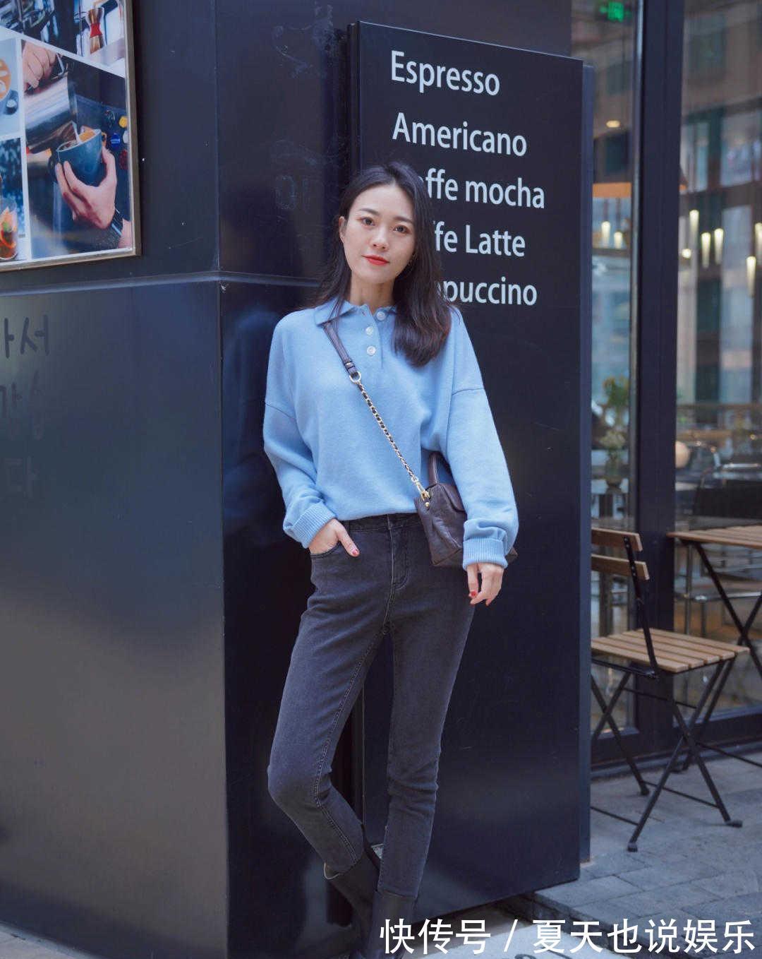 非主流 紧身牛仔裤可不是什么非主流单品，冬天穿它出门，遮肉显瘦又显高