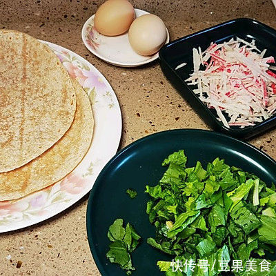 正宗全麦早餐饼#减脂早餐做法,最关键的是一学就会