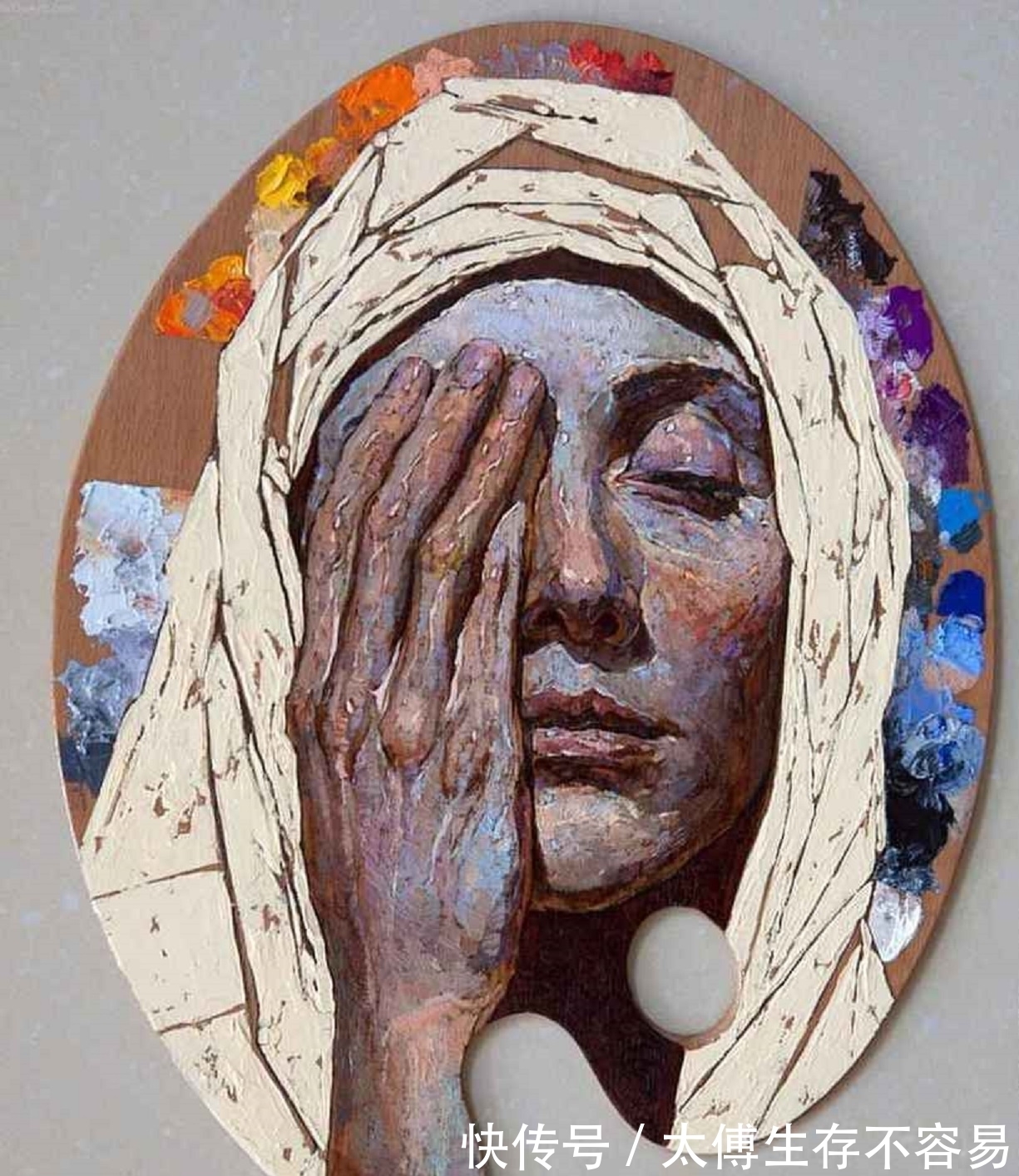 油画作品&扭曲的人体,无声的话语——萨拉津非比寻常的人体艺术