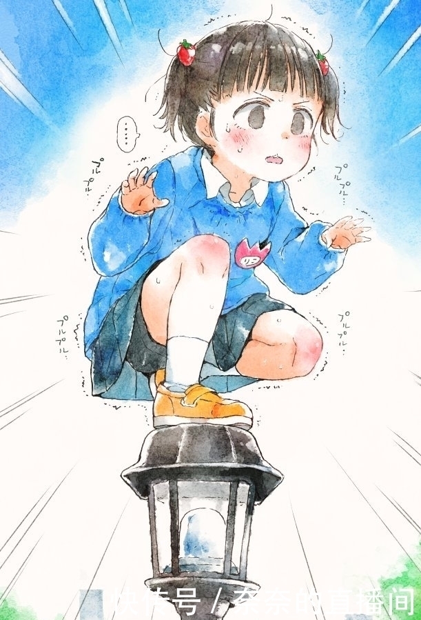 女孩|又一位日本画师的作品火了,这组幼稚园女孩的日常插画真的好可爱