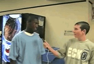 |搞笑GIF:看到最后那个动作 我悬着的心可算是放下了