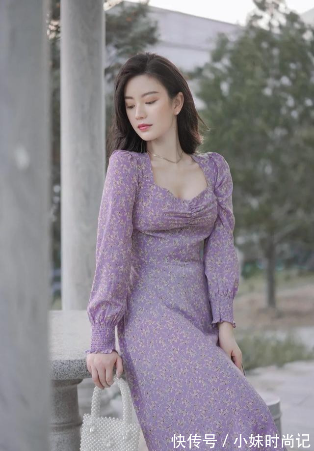 气质|“油画裙”又火了,气质清新文艺还很百搭