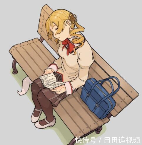 动漫中的元气少女在画师的笔下栩栩如生,风格是古怪机灵的,喜欢的来收藏?