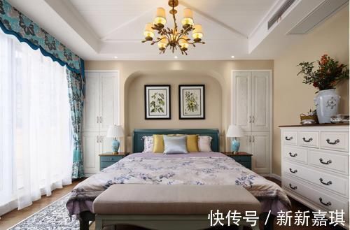 场域|435平美式风宅邸,浓郁的异域风情,原汁原味的美式家