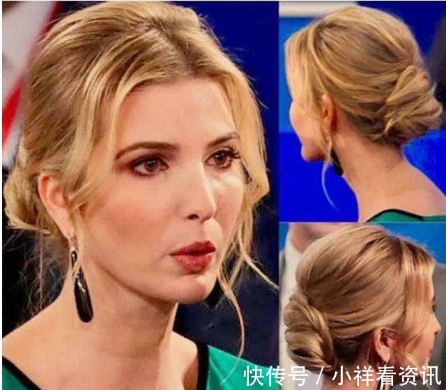 波波头|伊万卡换发型!一袭蓝色牛仔裙自带减龄感,新发型俏皮又少女