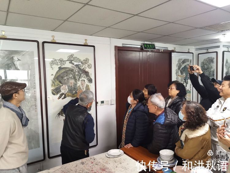 交流展!"翰墨留韵一8省市国画名家天津交流展"开幕