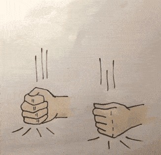 |搞笑GIF段子: 两个妹子这是表演什么装置,有知道不