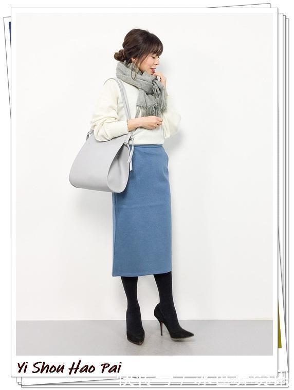 低调有气质!灰色围巾的搭配示例,简单穿搭立马变时尚