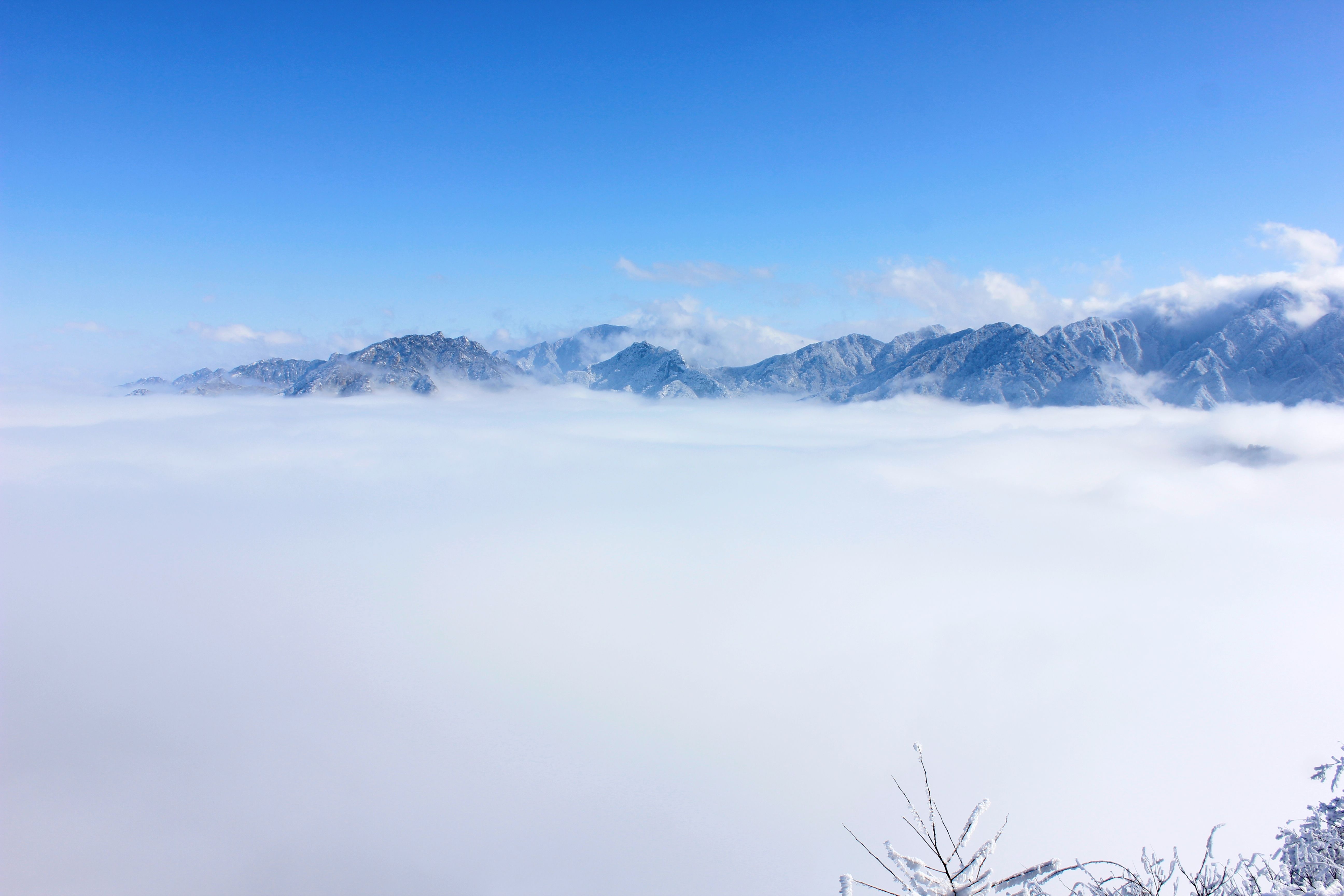 征集|【年末福利征集】雪后南五台幸遇云海