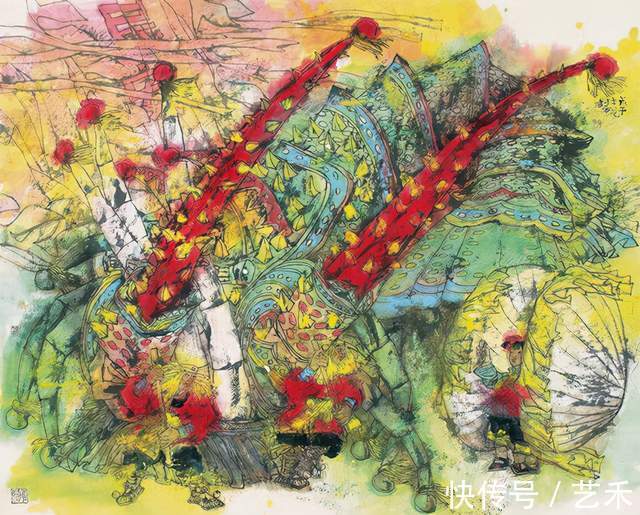 卢中见@著名画家卢中见的写意人生